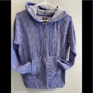 Gap Fit medium blue lightweight full zipper jacket